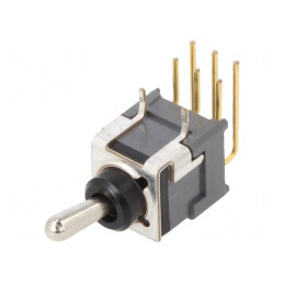 Comutator Basculant DPDT ON-ON 0,1A 28V | Electronic-mag.ro | Componente Electronice