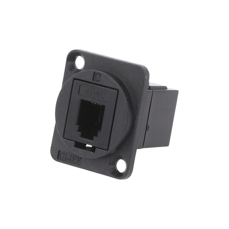 Adaptor 4p4c RJ9 19x24mm | Electronic-mag.ro | Componente Electronice