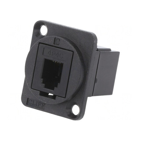 Adaptor 4p4c RJ9 19x24mm | Electronic-mag.ro | Componente Electronice