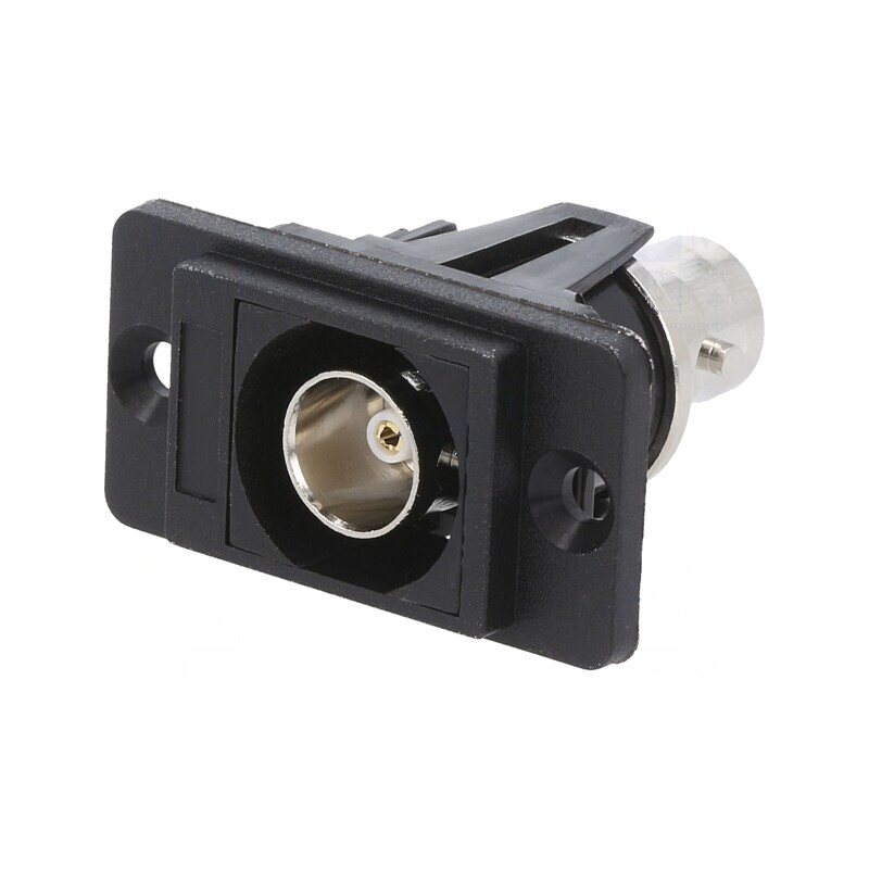 Adaptor BNC Soclu Dublu 75Ω Argintiu Plastic | Electronic-mag.ro | Componente Electronice