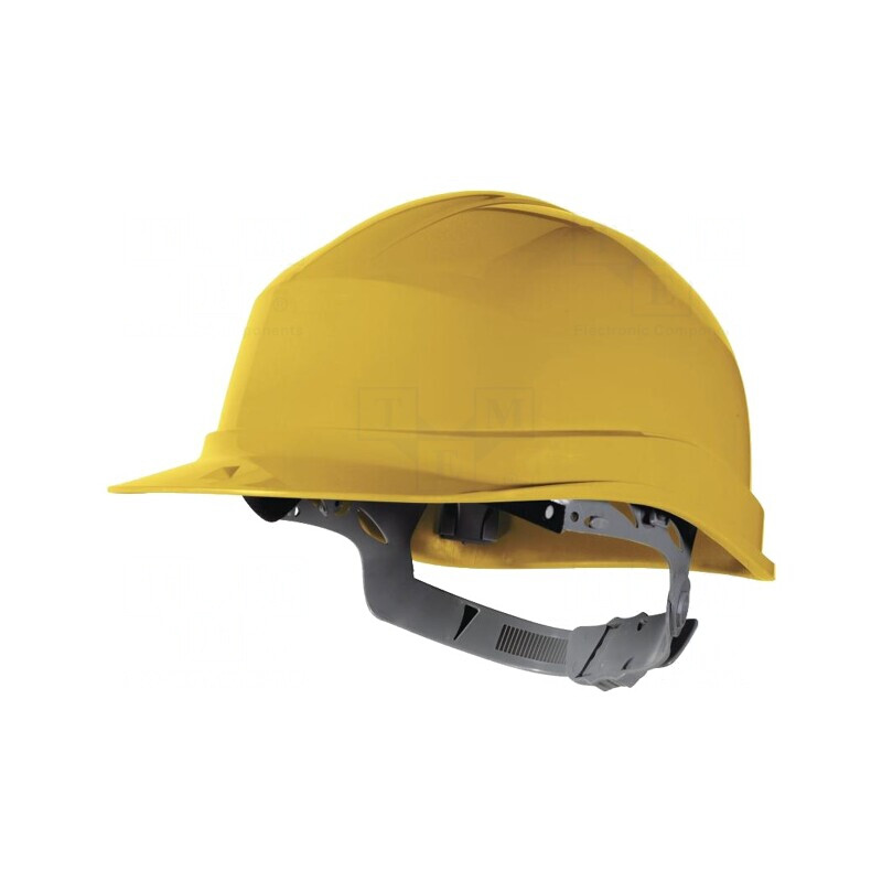 Cască de protecție reglabilă galbenă 1kV 53-63mm | Electronic-mag.ro | Componente Electronice