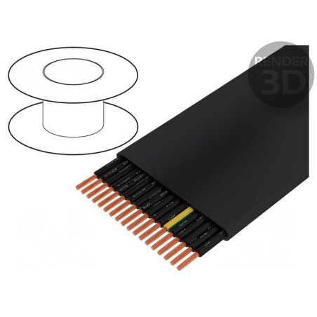 Cablu Electric Neecranat H05VVH6-F 18G 0,75mm2 300/500V Cu | Electronic-mag.ro | Componente Electronice