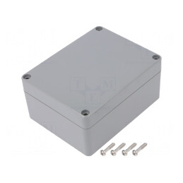 Carcasă Universală ABS Gri Deschis 90x115x55mm | Electronic-mag.ro | Componente Electronice