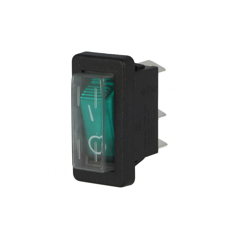 Întrerupător Basculant ON-OFF Verde cu Lumină Neon 16A 250VAC | Electronic-mag.ro | Componente Electronice Întrerupător Basculant ON-OFF Verde cu Lumină Neon 16A 250VAC | Electronic-mag.ro | Componente Electronice