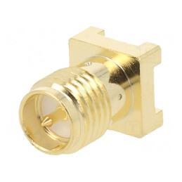 Soclu RP-SMA Tată Reverse Vertical 50Ω SMT PCB PTFE | Electronic-mag.ro | Componente Electronice