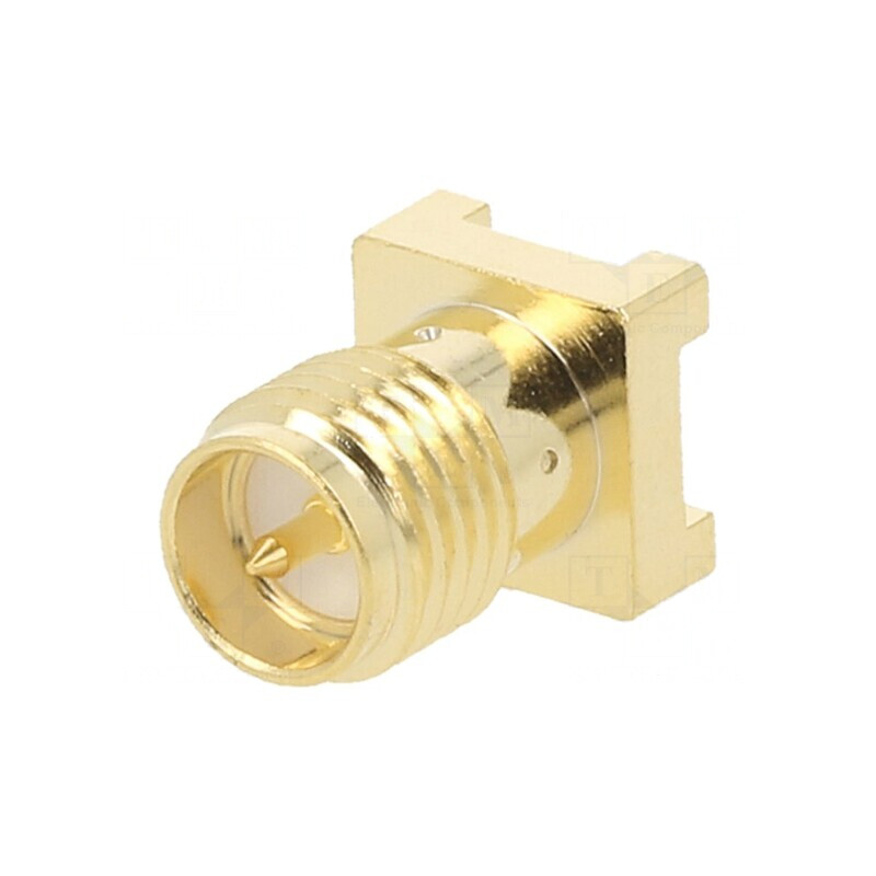 Soclu RP-SMA Tată Reverse Vertical 50Ω SMT PCB PTFE | Electronic-mag.ro | Componente Electronice