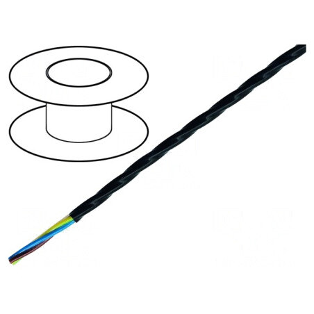 Cablu ÖLFLEX HEAT 205 MC 2x0.75mm² Cu FEP Negru | Electronic-mag.ro | Componente Electronice