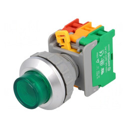 Comutator apăsare 30mm 1 NC NO | Electronic-mag.ro | Componente Electronice