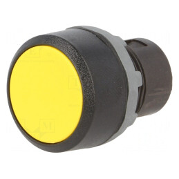 Comutator 22mm Galben cu Apăsare | Electronic-mag.ro | Componente Electronice