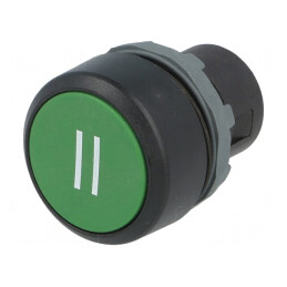 Comutator Apăsare 22mm Verde | Electronic-mag.ro | Componente Electronice
