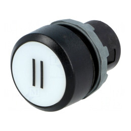 Comutator Apăsare 22mm Alb | Electronic-mag.ro | Componente Electronice