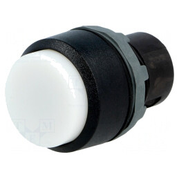 Comutator apăsare 22mm albă stabilă | Electronic-mag.ro | Componente Electronice