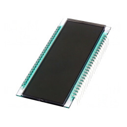 Afișaj LCD cu 7 Segmente 5 Digiți STN Positive | Electronic-mag.ro | Componente Electronice