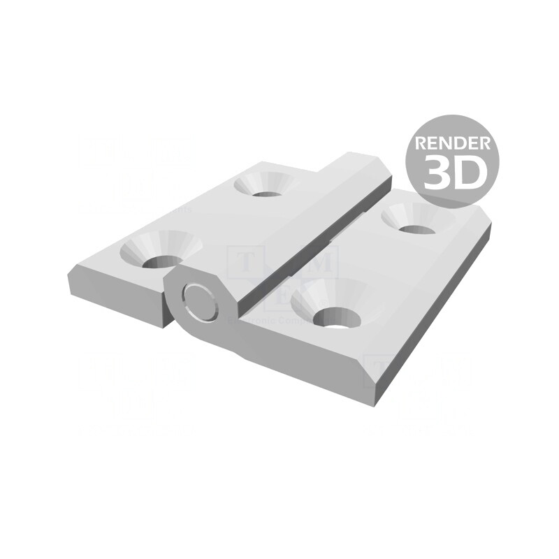 Balama tehnopolimer albă 50mm | Electronic-mag.ro | Componente Electronice Balama tehnopolimer albă 50mm | Electronic-mag.ro | Componente Electronice