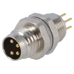 Conector M8 4-Pin Tată IP67 30V | Electronic-mag.ro | Componente Electronice
