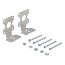 Suport Argintiu Aluminiu 17mm | Electronic-mag.ro | Componente Electronice