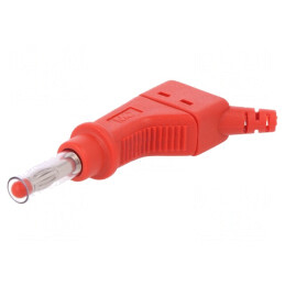 Mufă Banană 4mm 32A 600V Roșie | Electronic-mag.ro | Componente Electronice