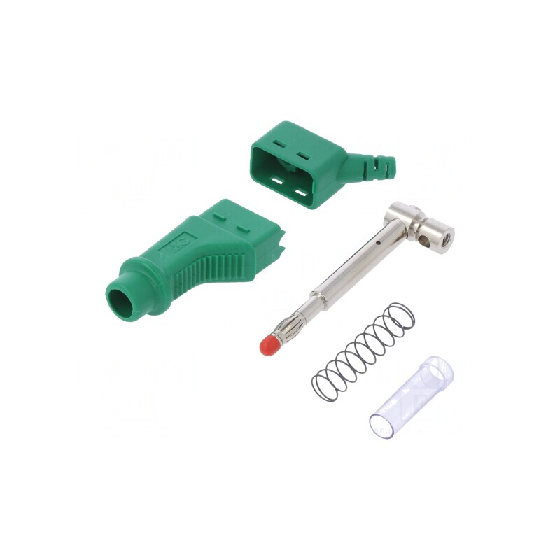 Mufă banană verde 4mm 32A 600V | Electronic-mag.ro | Componente Electronice Mufă banană verde 4mm 32A 600V | Electronic-mag.ro | Componente Electronice