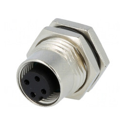 Soclu M12 4PIN Mamă DeviceNet CANopen Lipire 250V | Electronic-mag.ro | Componente Electronice