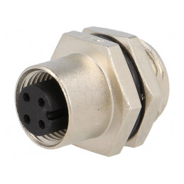 Soclu M12 4 pini mamă DeviceNet CANopen IP68 | Electronic-mag.ro | Componente Electronice