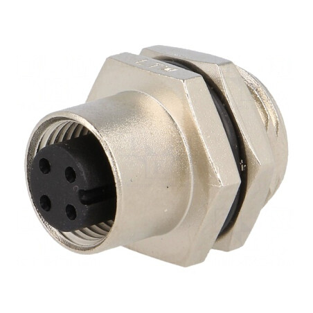Soclu M12 4 pini mamă DeviceNet CANopen IP68 | Electronic-mag.ro | Componente Electronice