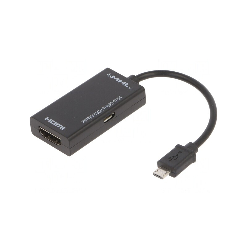 Adaptor HDMI cu Micro USB B - 0,14m | Electronic-mag.ro | Componente Electronice Adaptor HDMI cu Micro USB B - 0,14m | Electronic-mag.ro | Componente Electronice