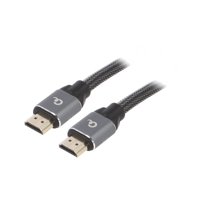 Cablu HDMI 2.0 Textil 1m Negru | Electronic-mag.ro | Componente Electronice