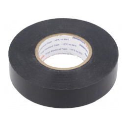 Banda Electroizolantă Neagră 19mm x 33m | Electronic-mag.ro | Componente Electronice