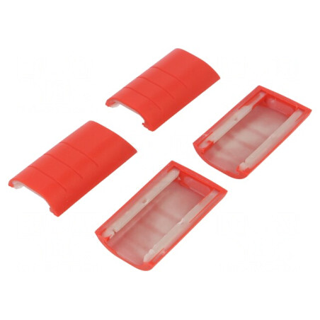 "Colţar Cauciuc Roşu 33mm Set 4 Bucăţi" | Electronic-mag.ro | Componente Electronice