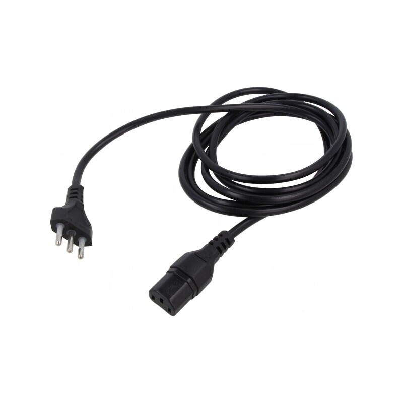 Cablu Alimentare 3x0,75mm2 IEC C13 PVC 1,5m | Electronic-mag.ro | Componente Electronice