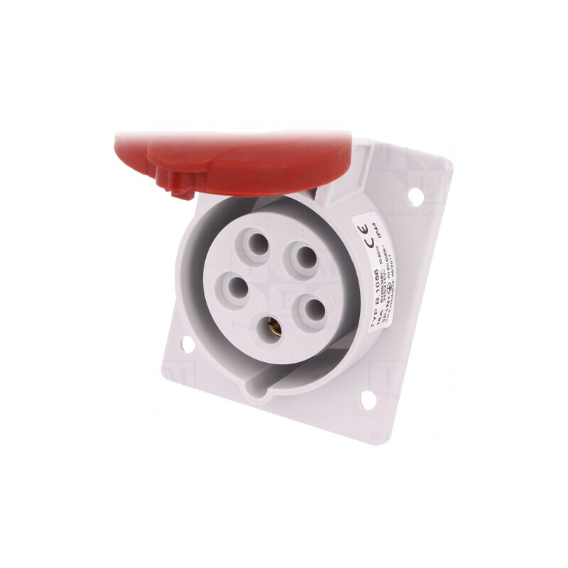 Conector Alimentare AC Trifazat 16A 400VAC IP44 Soclu Mamă | Electronic-mag.ro | Componente Electronice Conector Alimentare AC Trifazat 16A 400VAC IP44 Soclu Mamă | Electronic-mag.ro | Componente Electronice