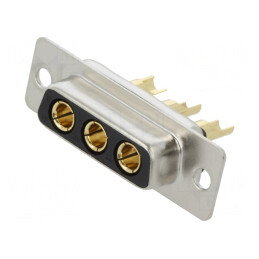 Mufă Mamă D-Sub 3 PIN pentru Cablu Lipire 240V | Electronic-mag.ro | Componente Electronice