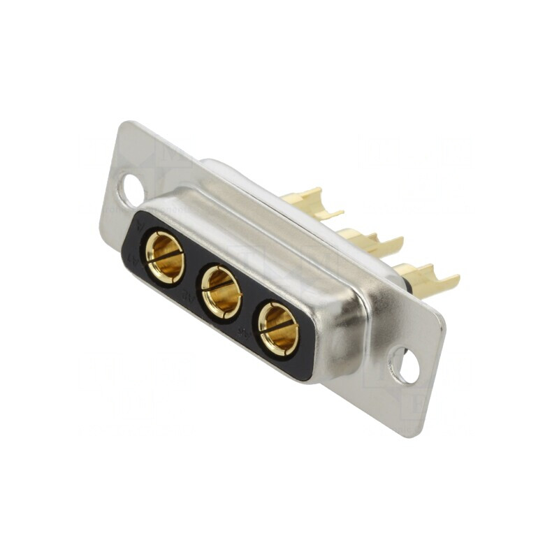Mufă Mamă D-Sub 3 PIN pentru Cablu Lipire 240V | Electronic-mag.ro | Componente Electronice