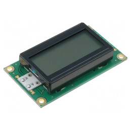 LCD Alfanumeric 8x2 cu LED Galben | Electronic-mag.ro | Componente Electronice