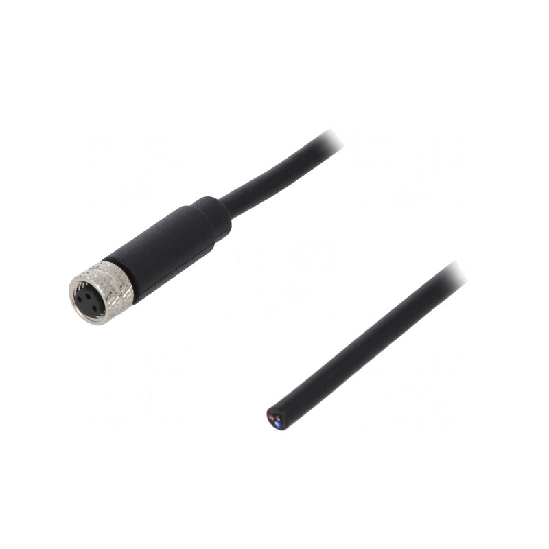 Conector M8 3 Pini Drept cu Cablu 3A 60V | Electronic-mag.ro | Componente Electronice Conector M8 3 Pini Drept cu Cablu 3A 60V | Electronic-mag.ro | Componente Electronice