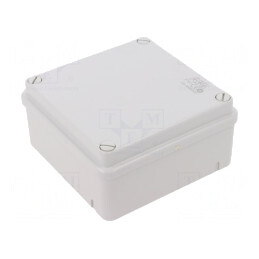 Carcasă universală gri IP55 100x100x50mm pentru perete | Electronic-mag.ro | Componente Electronice