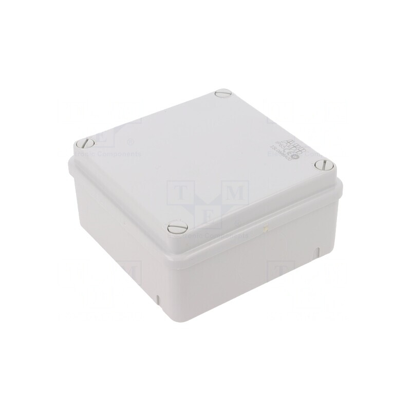 Carcasă universală gri IP55 100x100x50mm pentru perete | Electronic-mag.ro | Componente Electronice