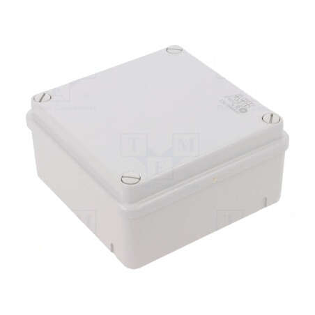 Carcasă universală gri IP55 100x100x50mm pentru perete | Electronic-mag.ro | Componente Electronice