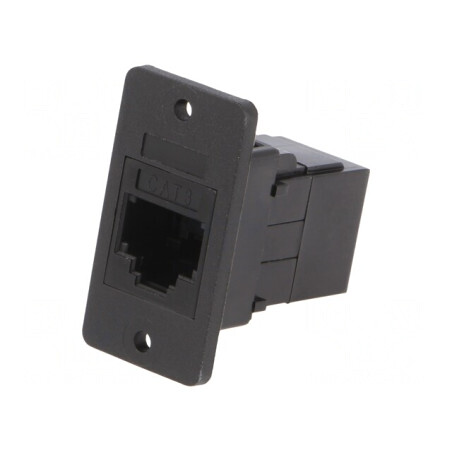 Adaptor SLIM 6p4c 29mm Plastic | Electronic-mag.ro | Componente Electronice