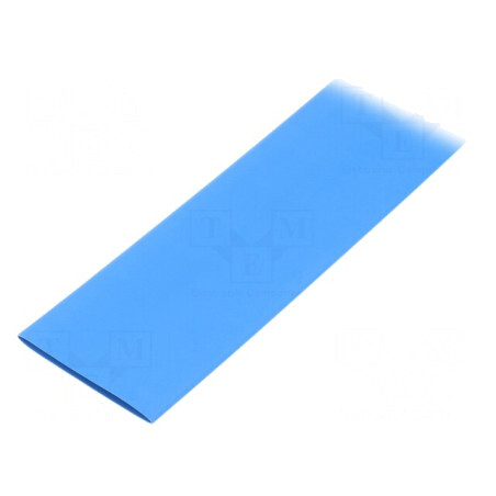 Manșon termocontractabil albastru 32mm 1m | Electronic-mag.ro | Componente Electronice