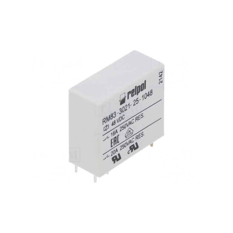Releu Electromagnetic 48VDC 16A SPST-NO | Electronic-mag.ro | Componente Electronice Releu Electromagnetic 48VDC 16A SPST-NO | Electronic-mag.ro | Componente Electronice