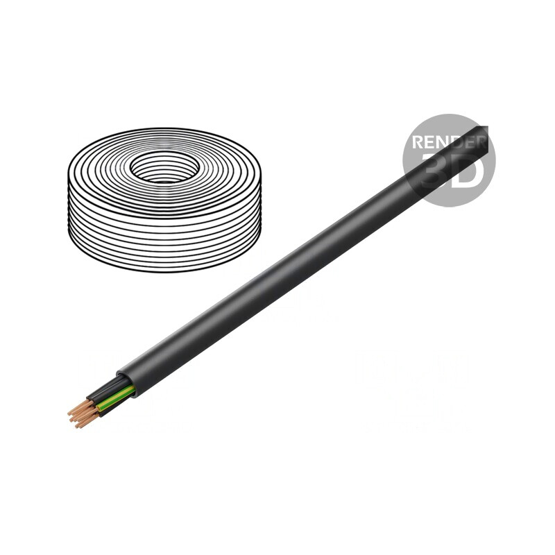Cablu Electric Titanex 7G1,5mm2 Negru | Electronic-mag.ro | Componente Electronice Cablu Electric Titanex 7G1,5mm2 Negru | Electronic-mag.ro | Componente Electronice
