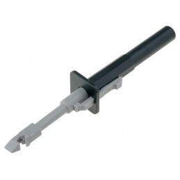 Clips de măsurare negru 10A 4mm poliamidă | Electronic-mag.ro | Componente Electronice