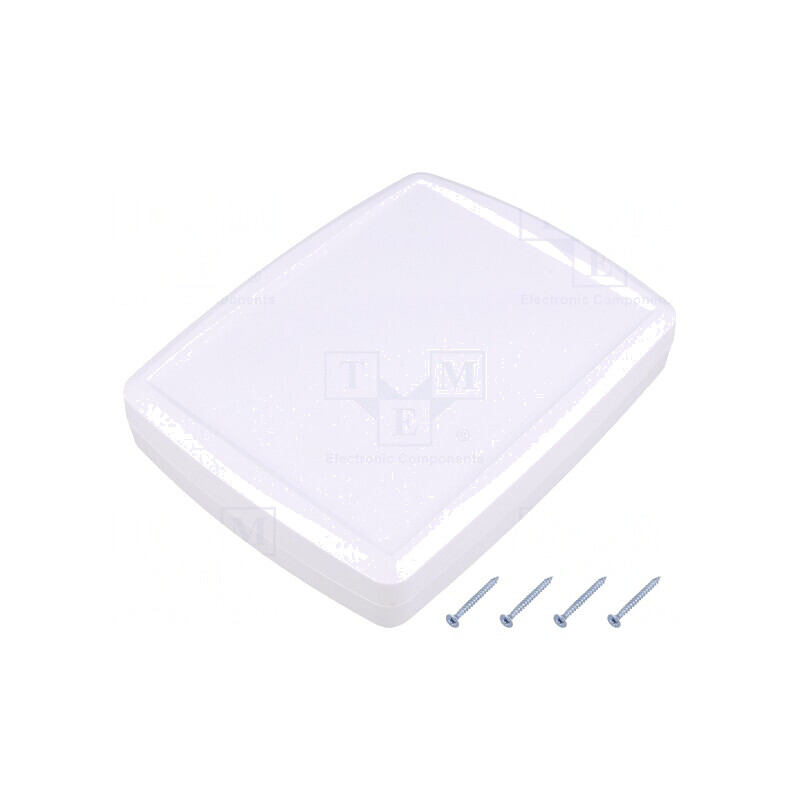 Carcasă Universală ABS Albă cu Garnitură 144x184x38 mm | Electronic-mag.ro | Componente Electronice