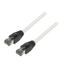 Patch Cord Cat 8.1 S/FTP 2m Gri LSZH | Electronic-mag.ro | Componente Electronice