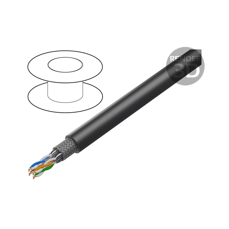 Cablu Ethernet Industrial HELUKAT 1000IND S/FTP 4x2x26AWG | Electronic-mag.ro | Componente Electronice Cablu Ethernet Industrial HELUKAT 1000IND S/FTP 4x2x26AWG | Electronic-mag.ro | Componente Electronice