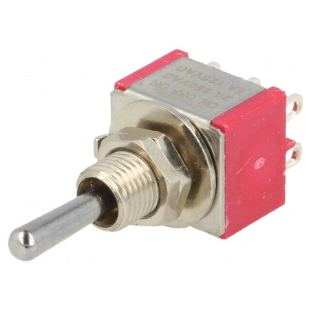 Comutator Basculant DP3T 3 Pozitii ON-OFF-ON 5A | Electronic-mag.ro | Componente Electronice