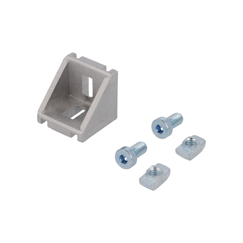 Colțar pentru profile 8mm 28x30x30mm | Electronic-mag.ro | Componente Electronice