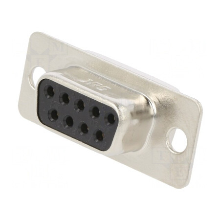 Mufă Mamă D-Sub 9-Pin Aurită pentru Lipire | Electronic-mag.ro | Componente Electronice