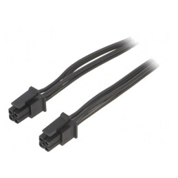 Cablu Micro-Fit 3.0 Mamă-Mamă 4 PIN 0.4m 4A PVC